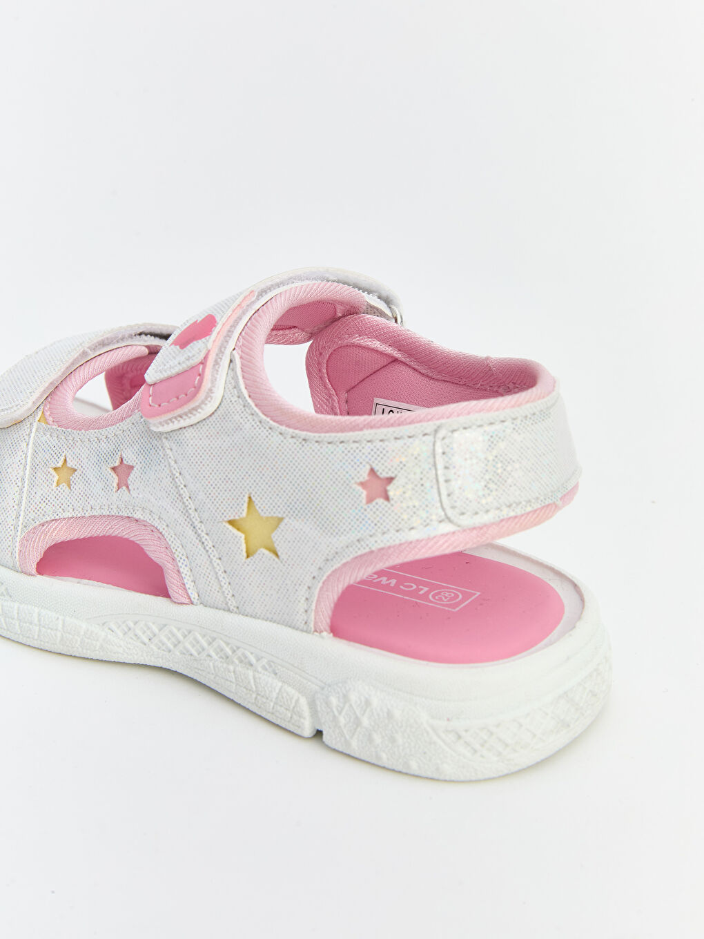 Hook and Loop Fastening Baby Girls' Sandals-3