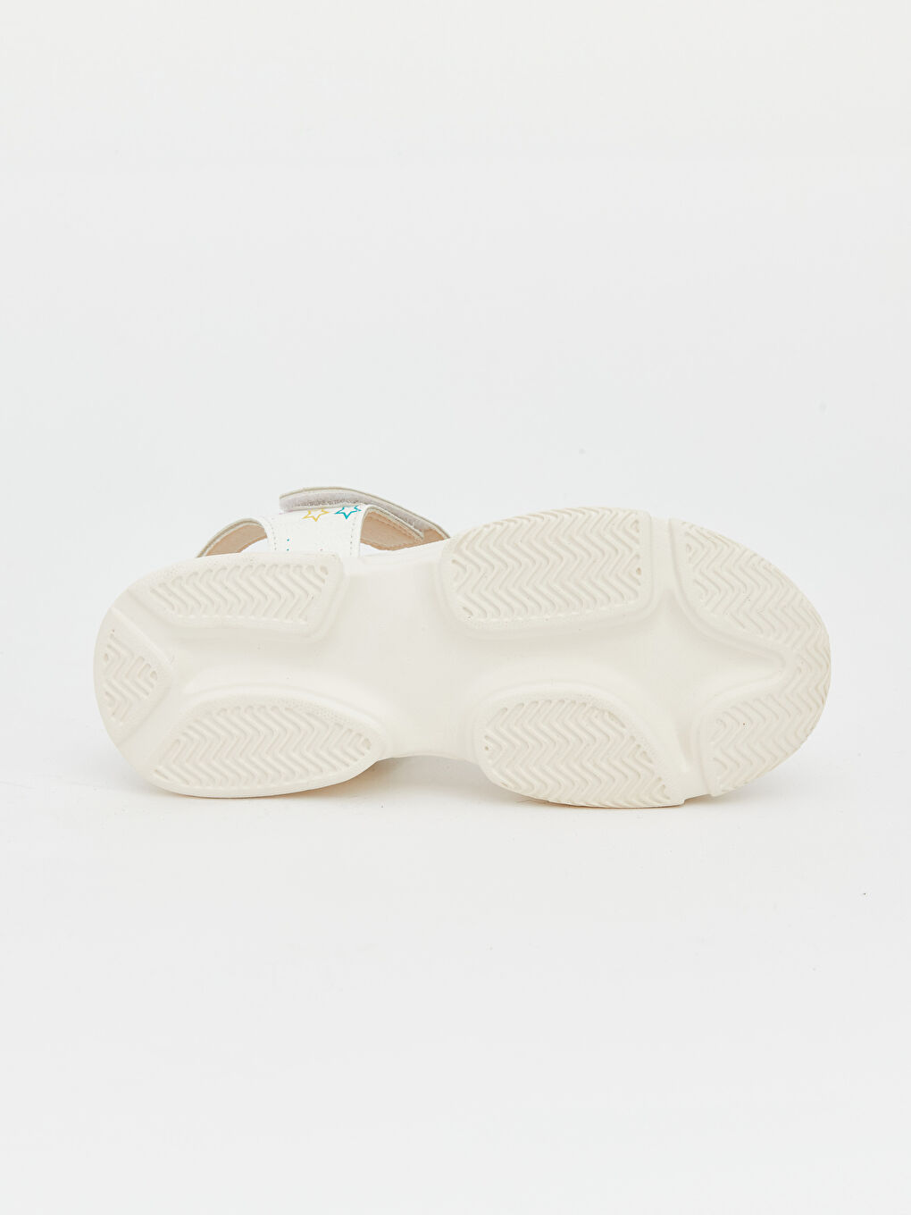 Star-Patterned Sandals for Baby Girls-4