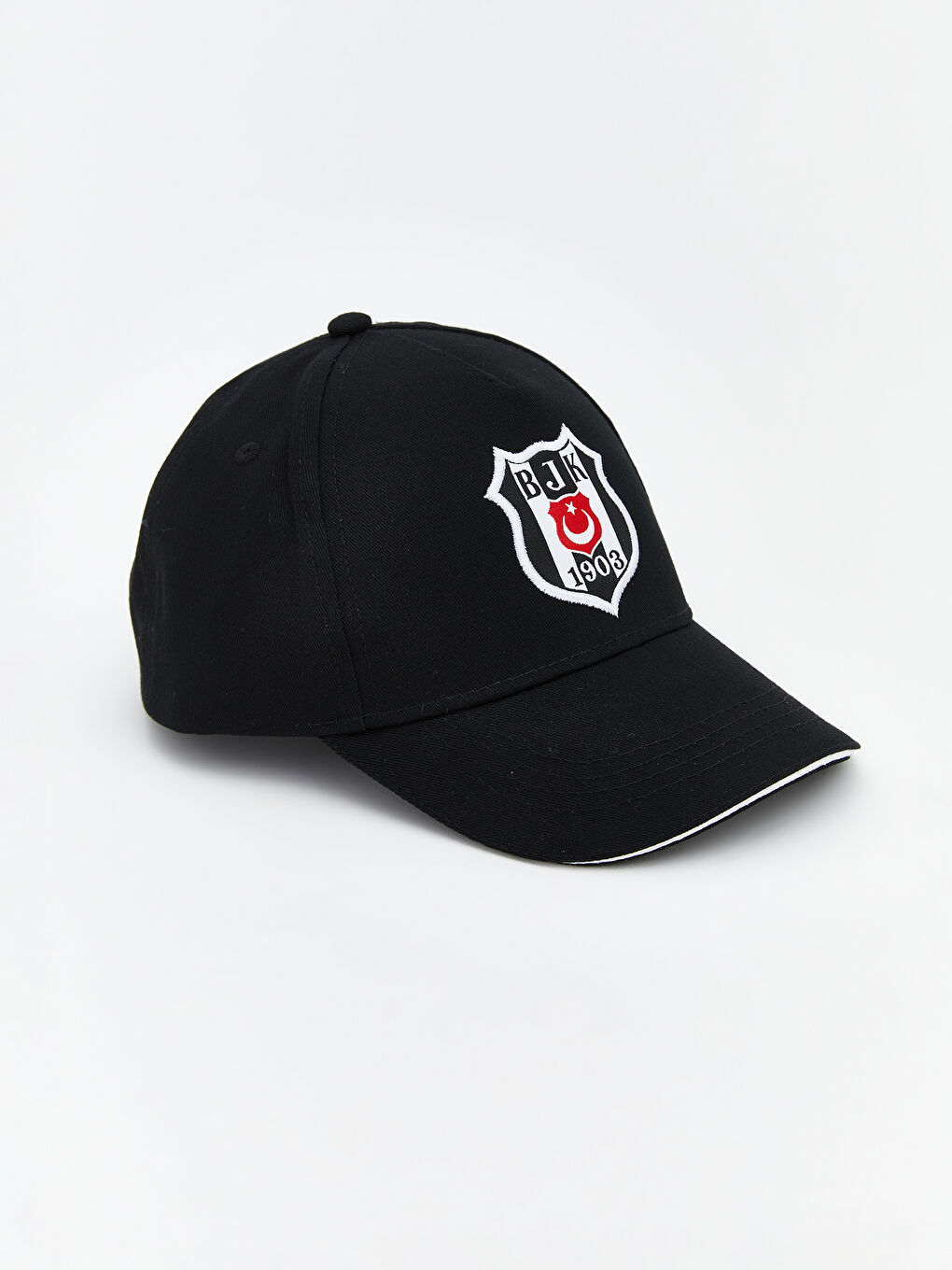 Siyah Beşiktaş Lisanslı Erkek Çocuk Kep Şapka -1