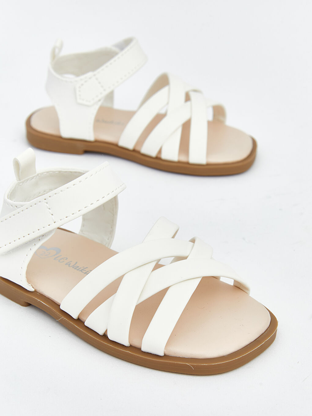 Cross Strap Baby Girls' Sandals-2