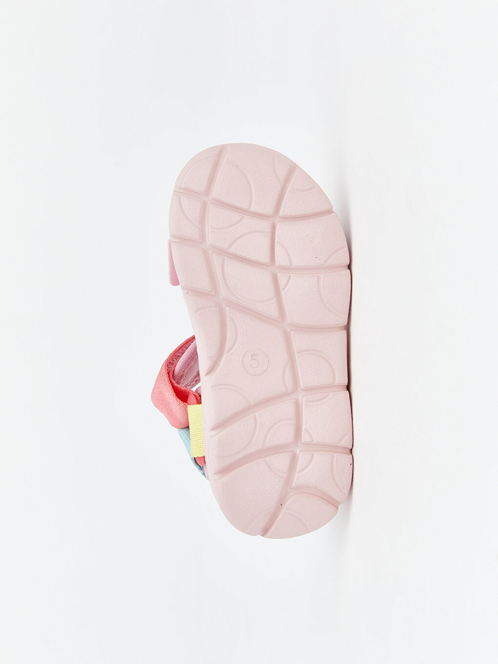 Color Block Hook and Loop Baby Girls' Sandals-3