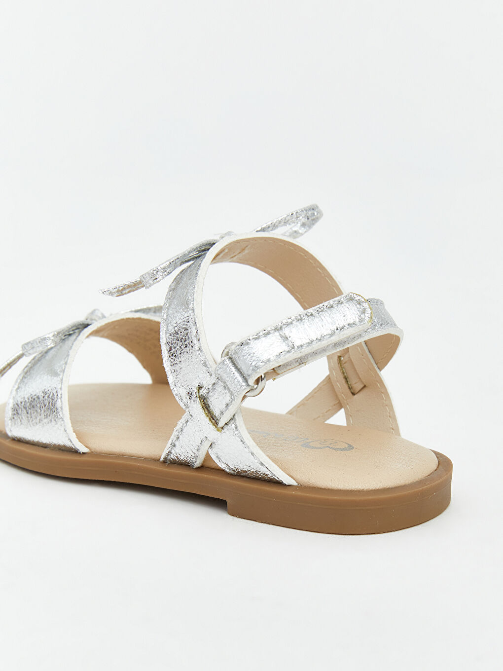 Bow Detailed Baby Girls' Sandals-4