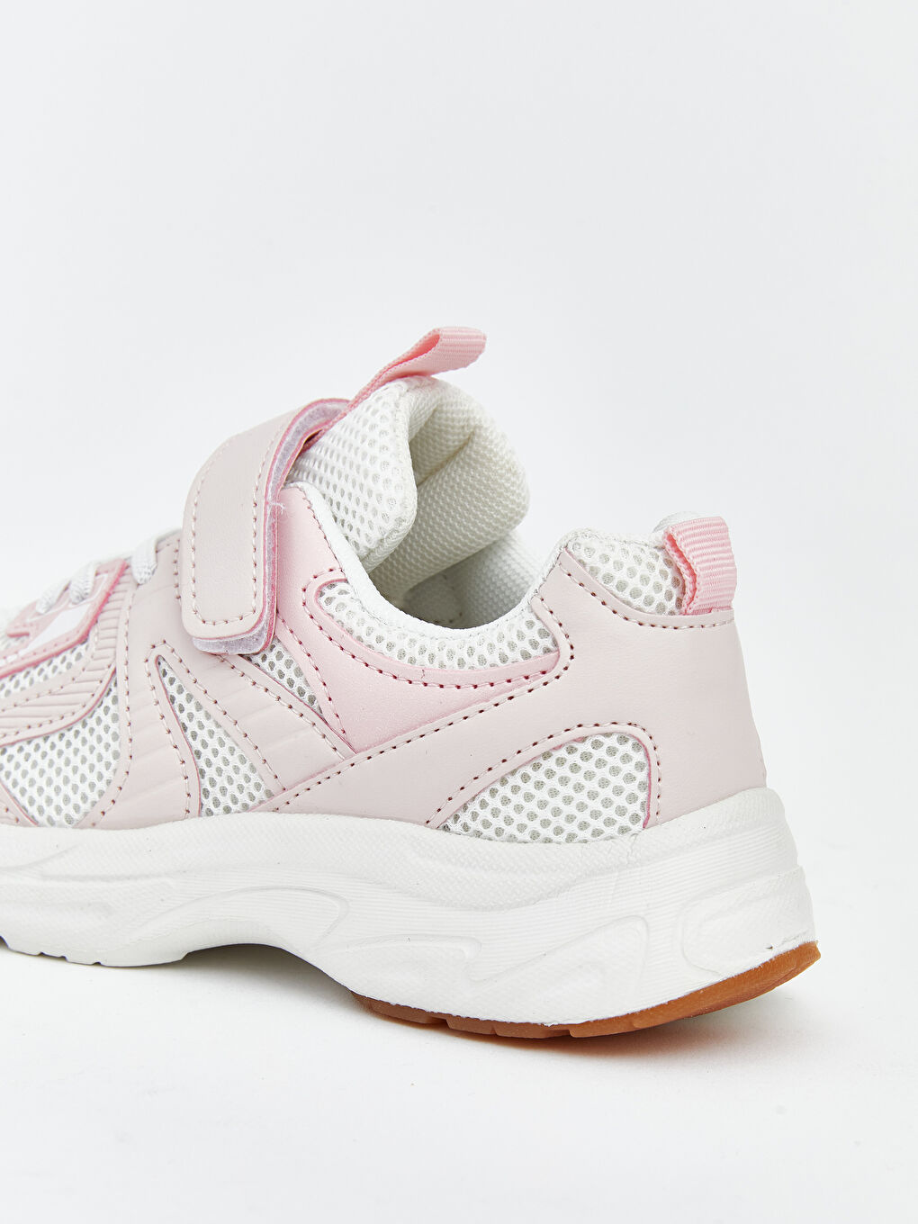 Baby Girl Sneakers with Laces and Velcro.-4