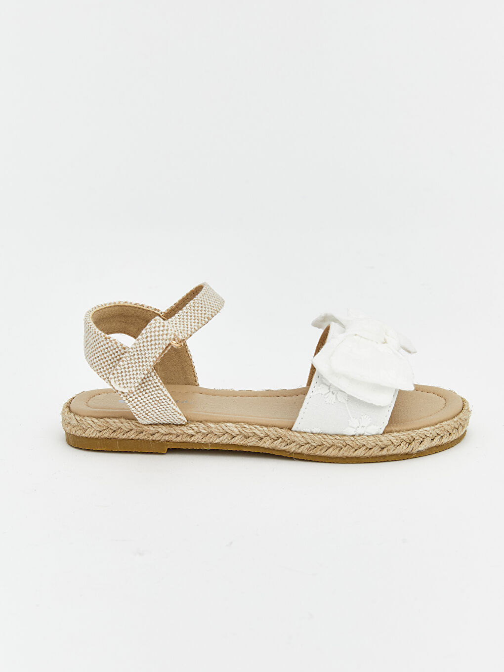 Сандали за малки момичета с украса от панделка-1