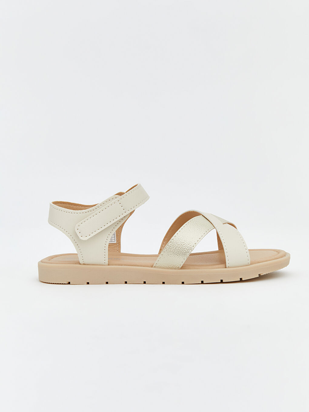 Girls' Faux Leather Sandals-1