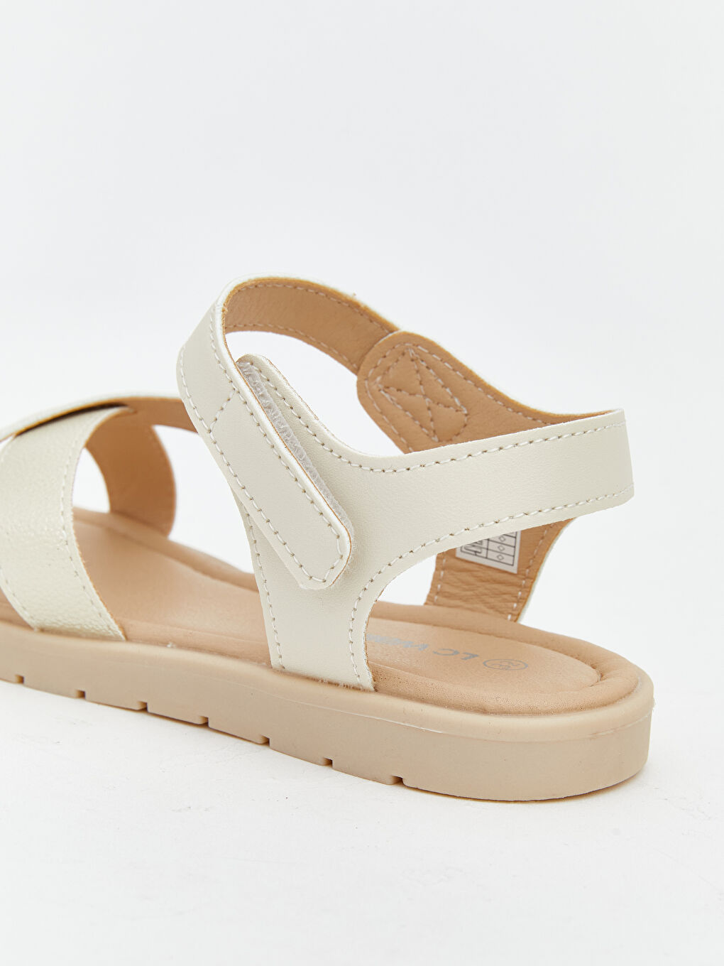 Girls' Faux Leather Sandals-4