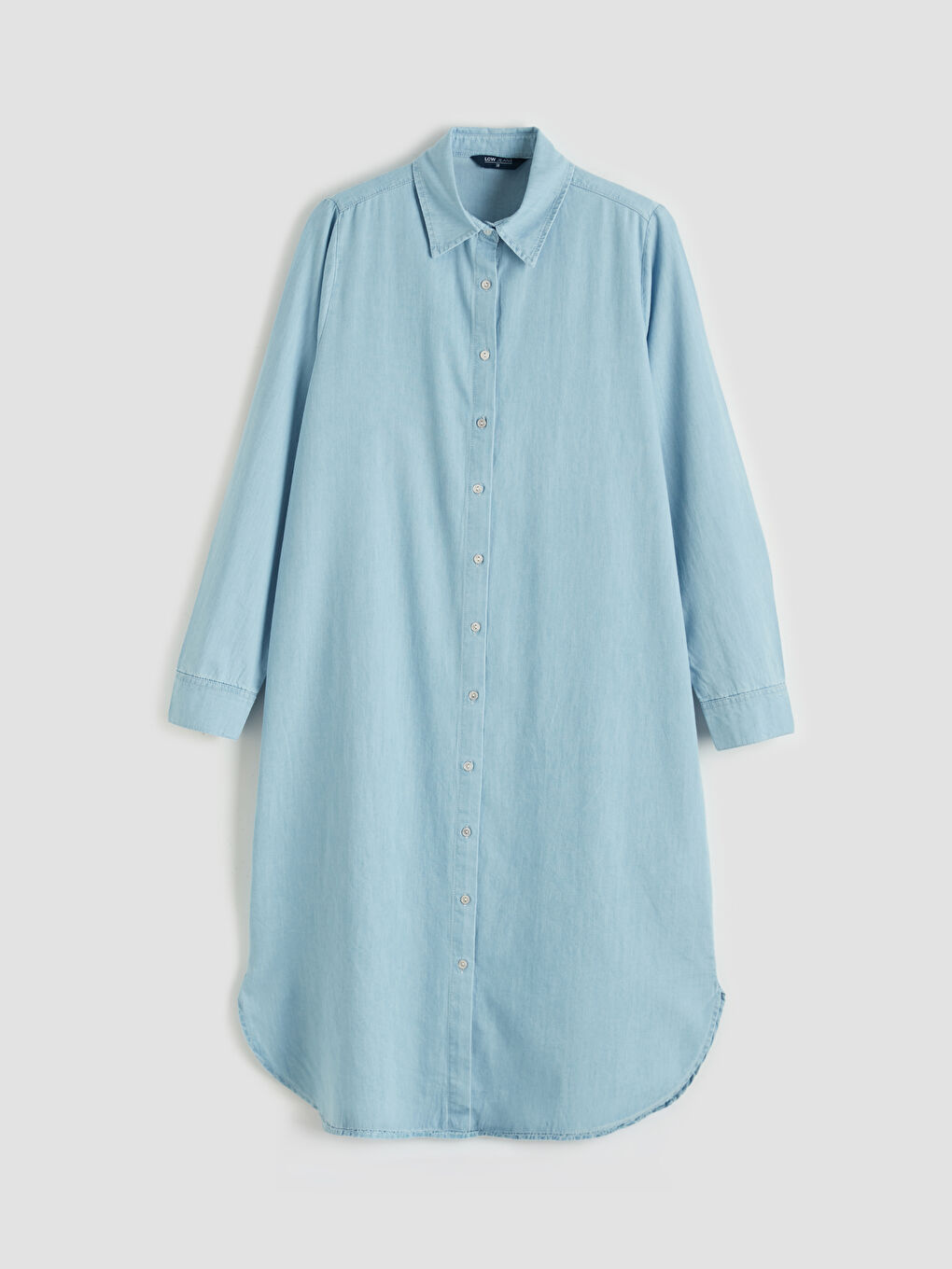 The Shirt Collar Women's Jean Tunic-4