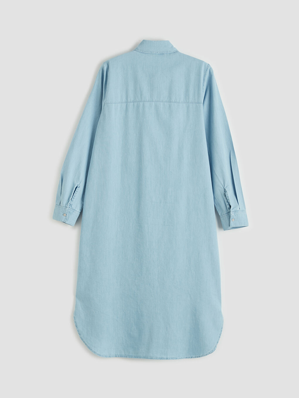 The Shirt Collar Women's Jean Tunic-5