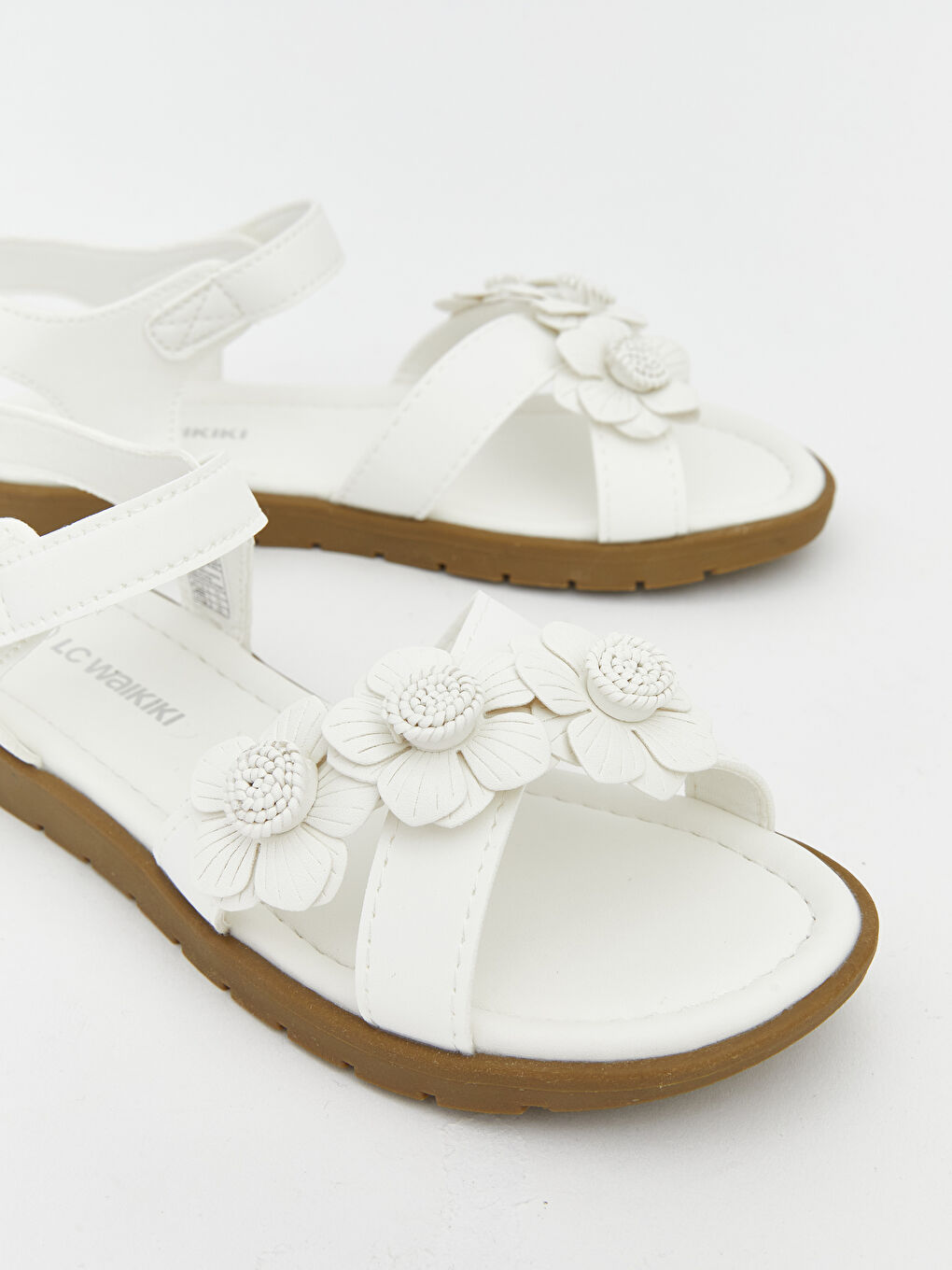 Faux Leather Girl's Sandals-2