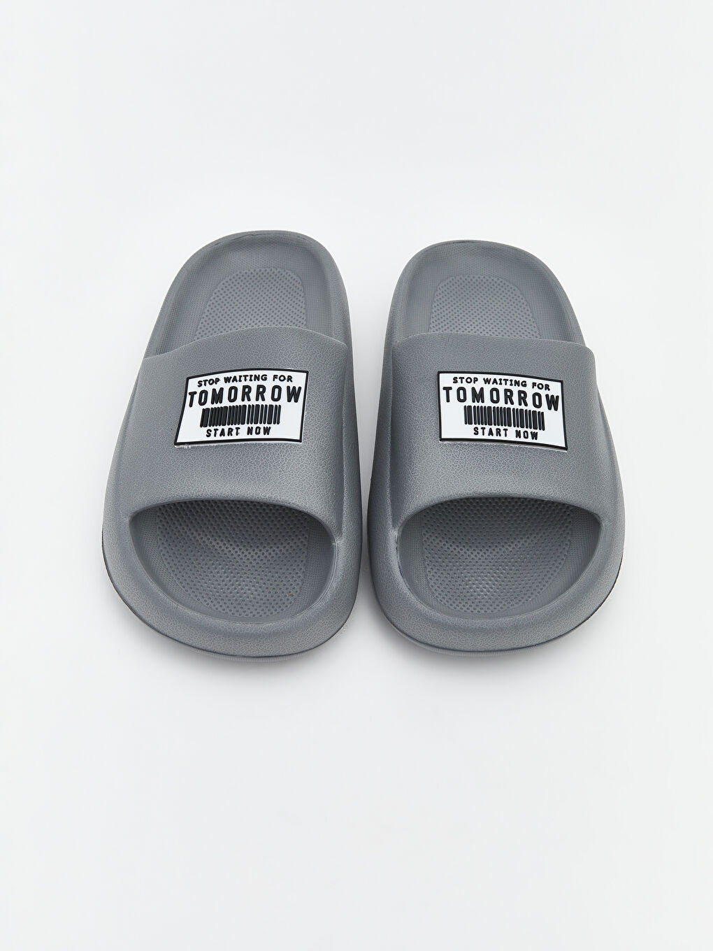 Чоловік СІРИЙ Тапочки - Слайдери-2