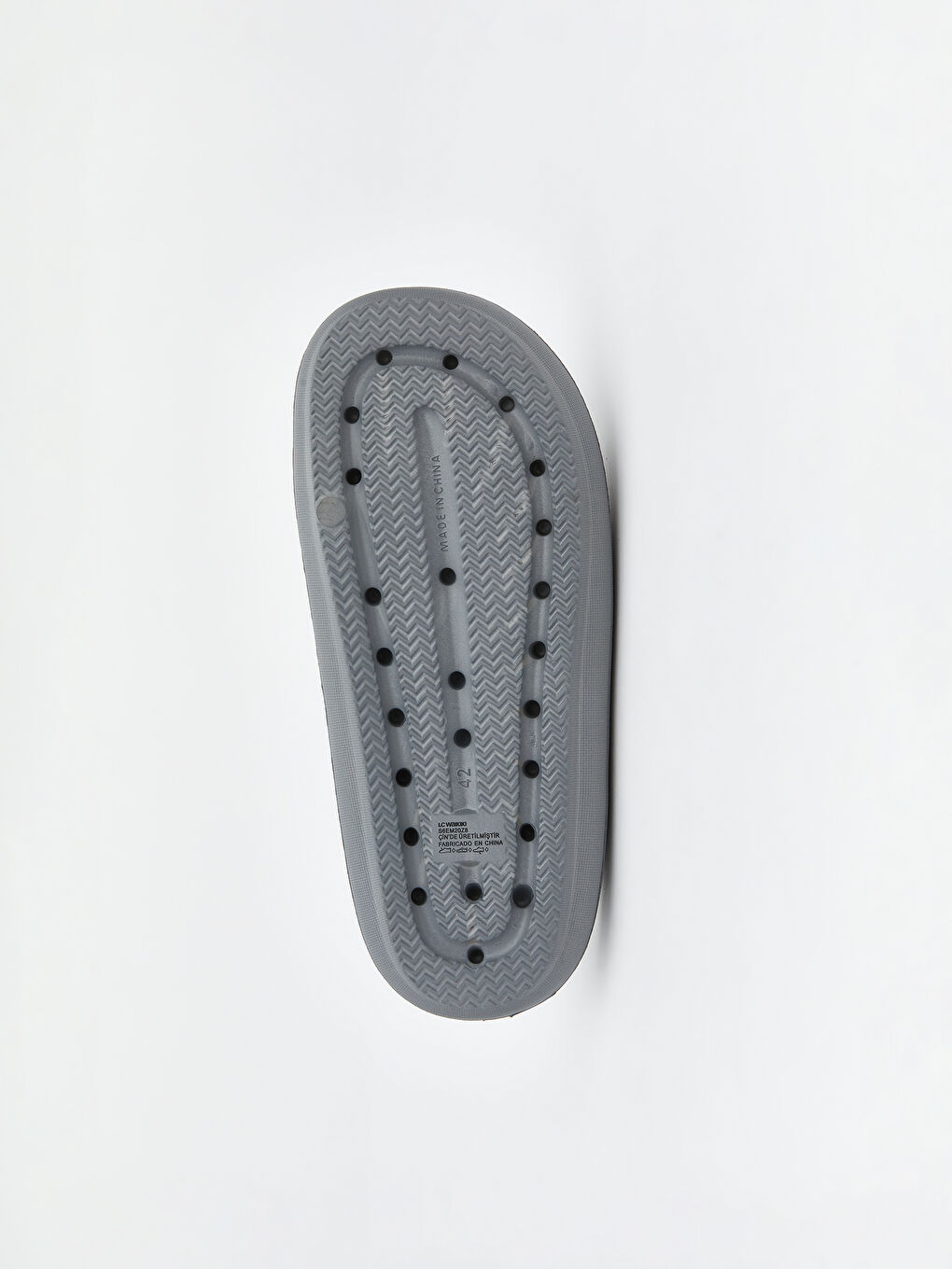 Чоловік СІРИЙ Тапочки - Слайдери-3