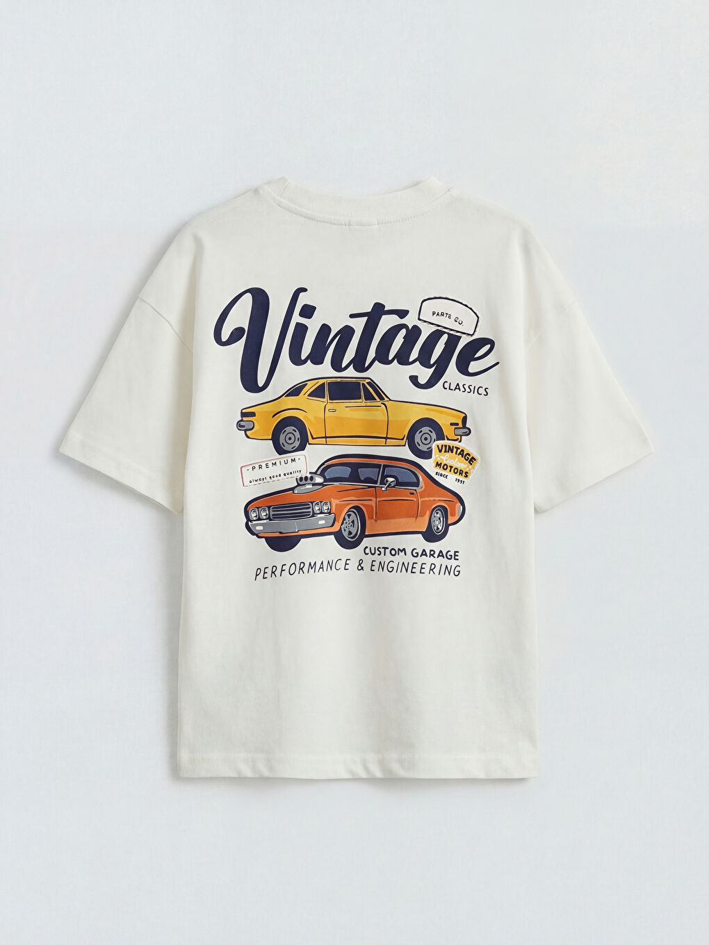 Crew Neck Printed Boys' T-Shirt-2