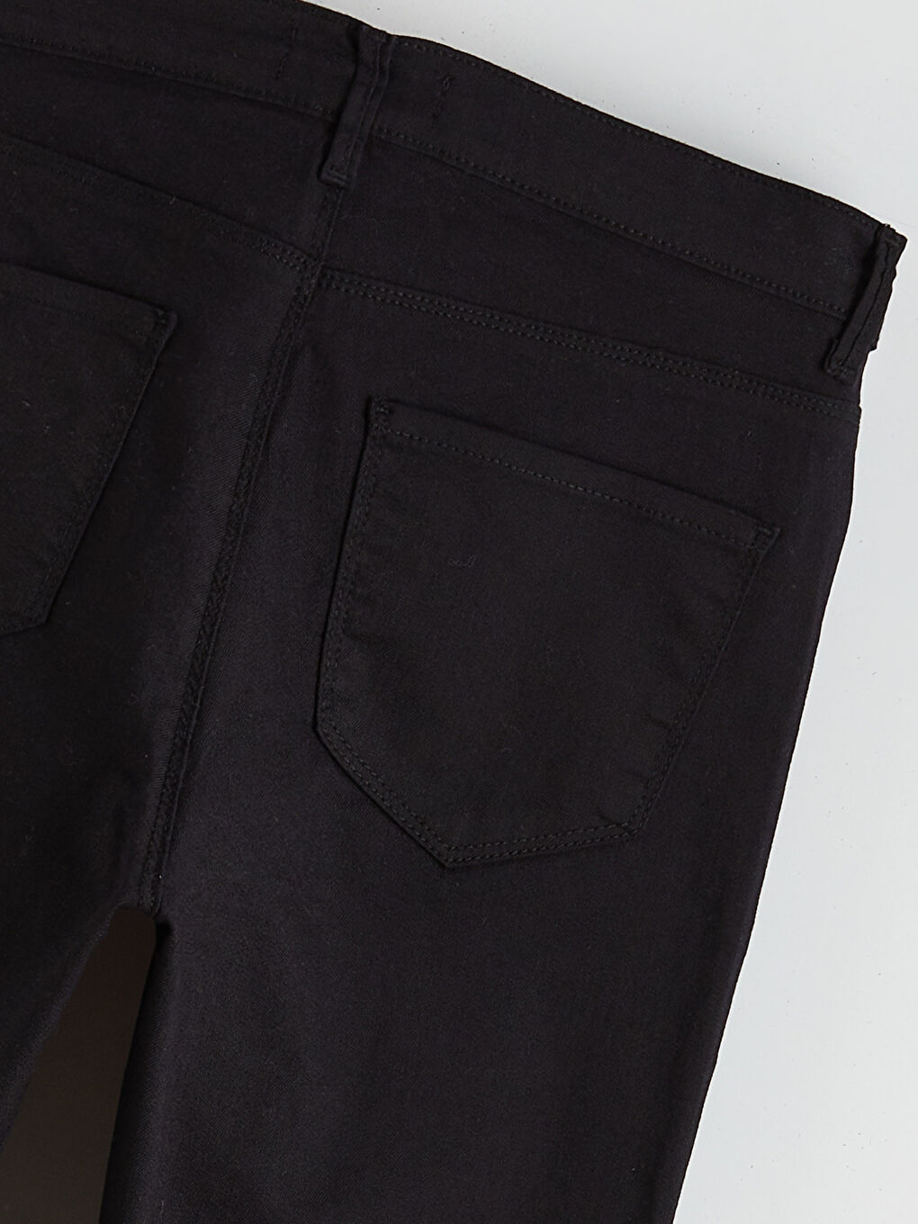 Siyah Slim Fit Kadın Jean Pantolon	-1