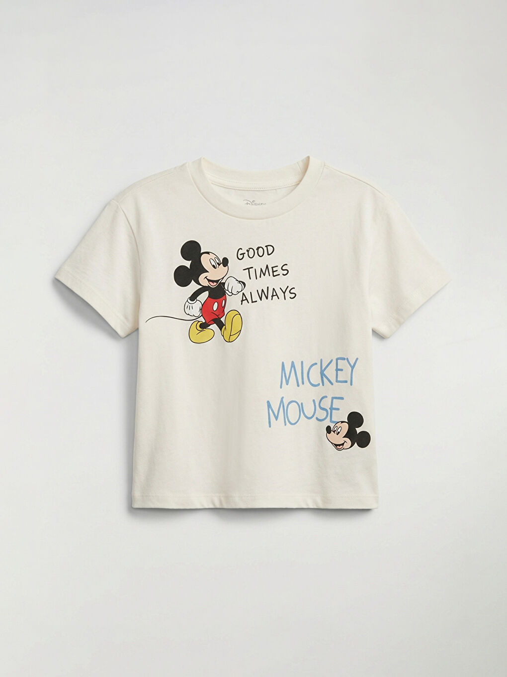 Mickey Mouse Printed Baby Boys' T-Shirt and Shorts-1