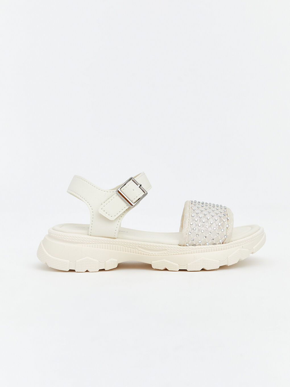 Rhinestone Detail Girls' Sandals-1