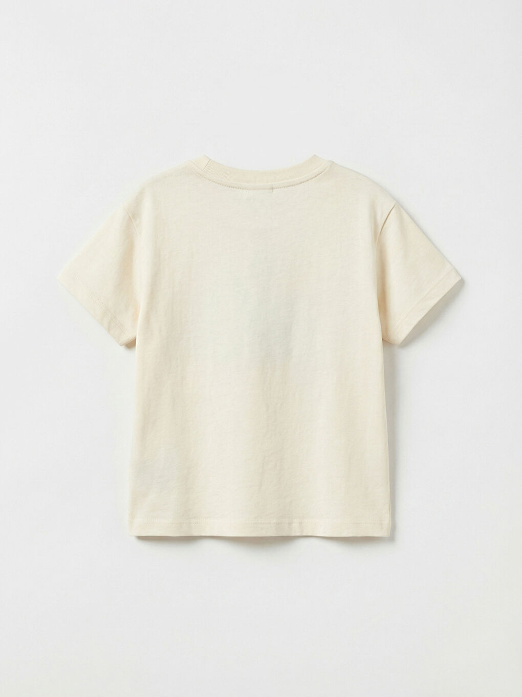 Ekru Winnie the Pooh Baskılı Erkek Bebek Tişört-1