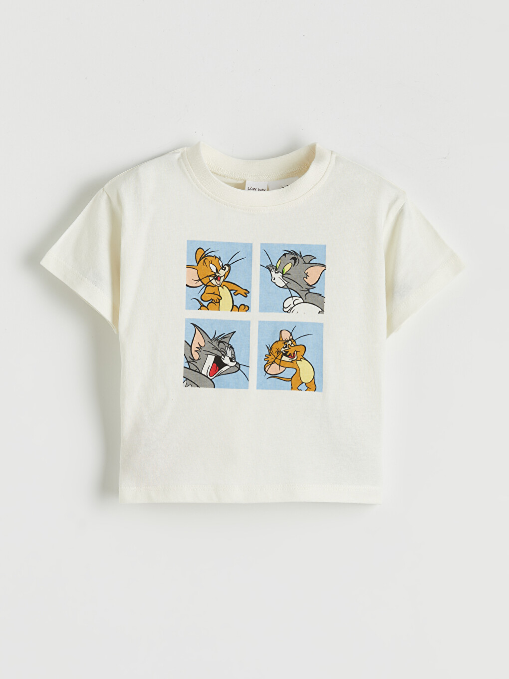 Crew Neck Tom & Jerry Printed Baby Boys' Set-1