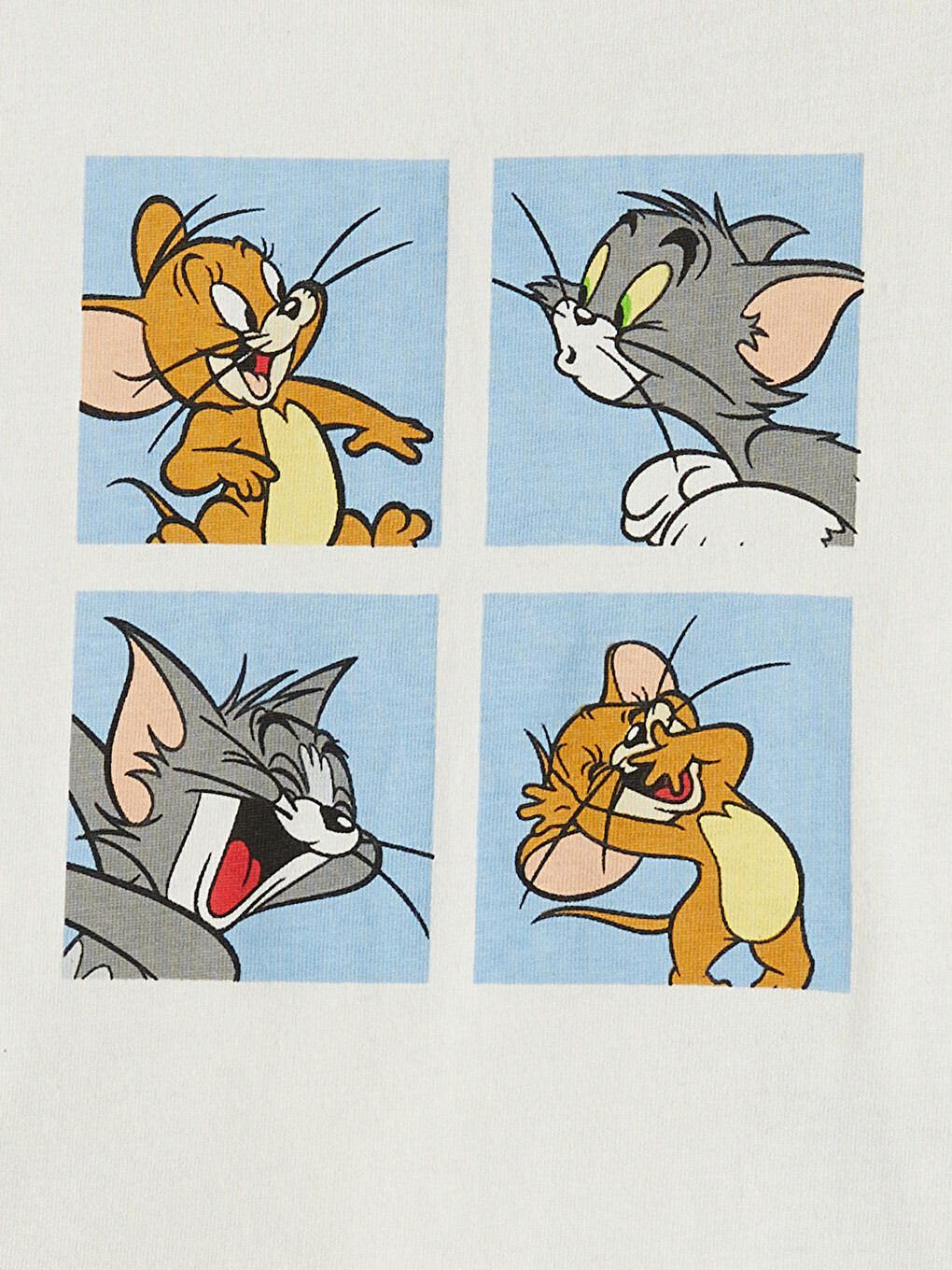 Crew Neck Tom & Jerry Printed Baby Boys' Set-5