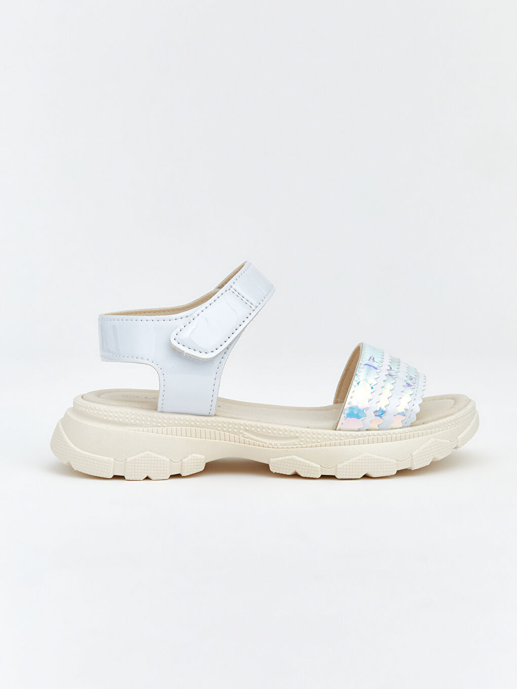 صنادل أبيض فتاة-1