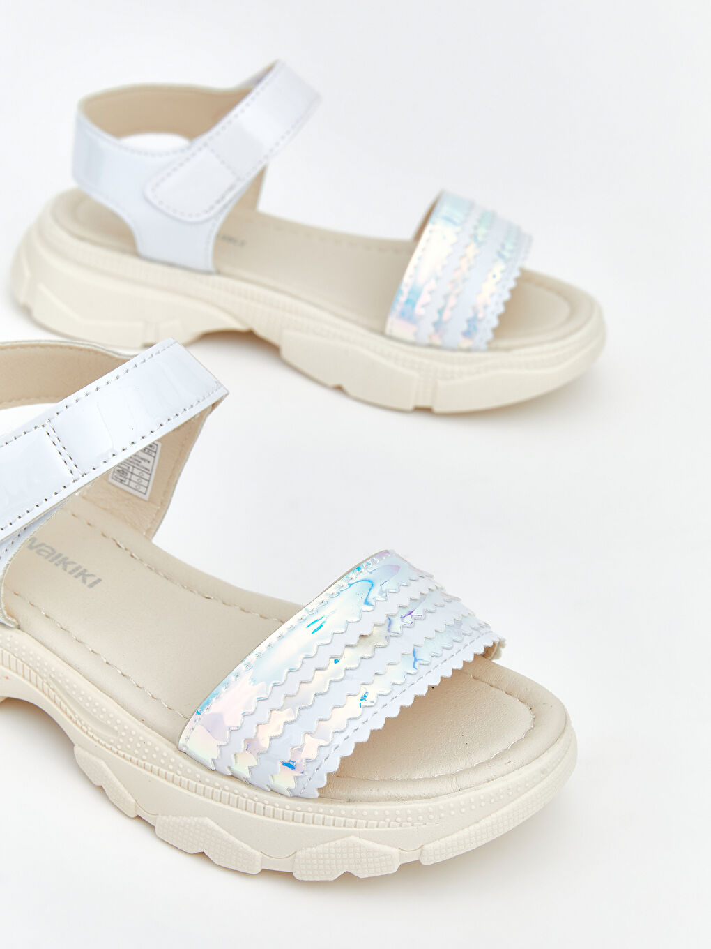 صنادل أبيض فتاة-2