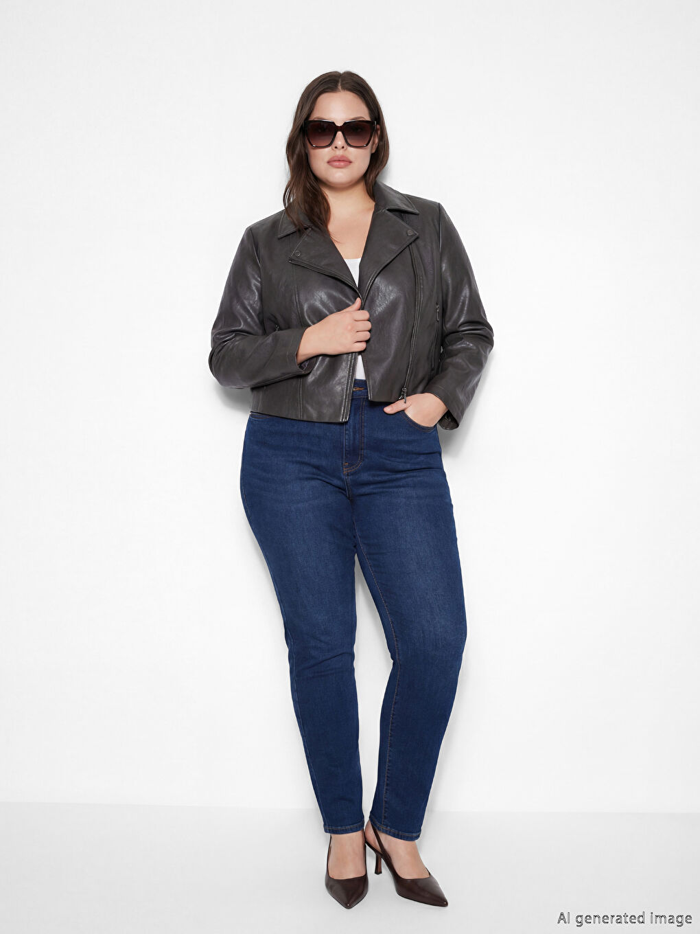 İndigo Slim Fit Kadın Jean Pantolon-1