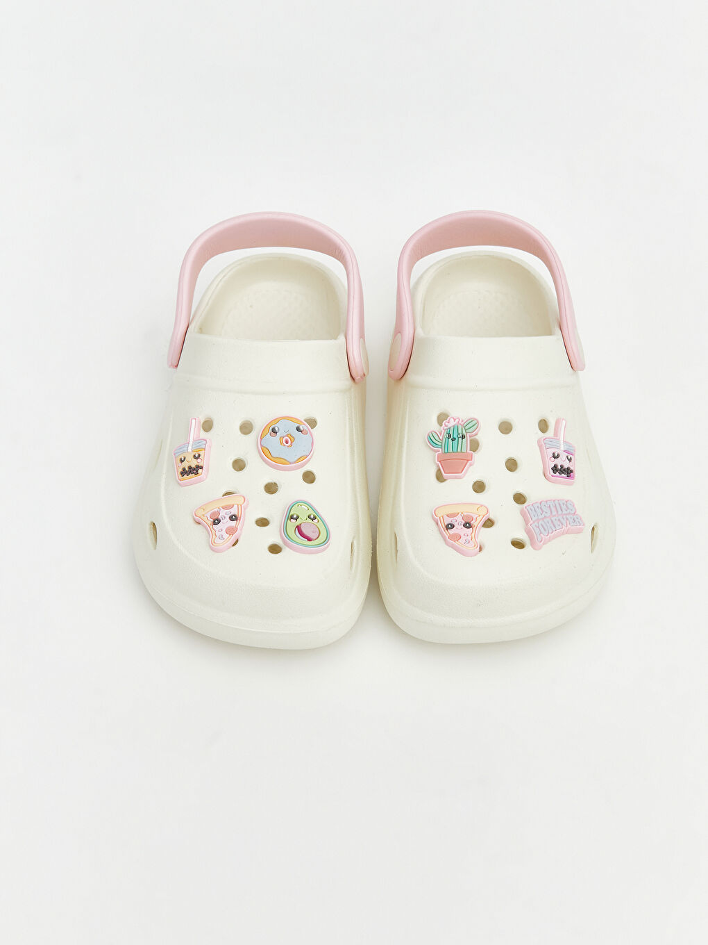 Girl ECRU Clogs-2