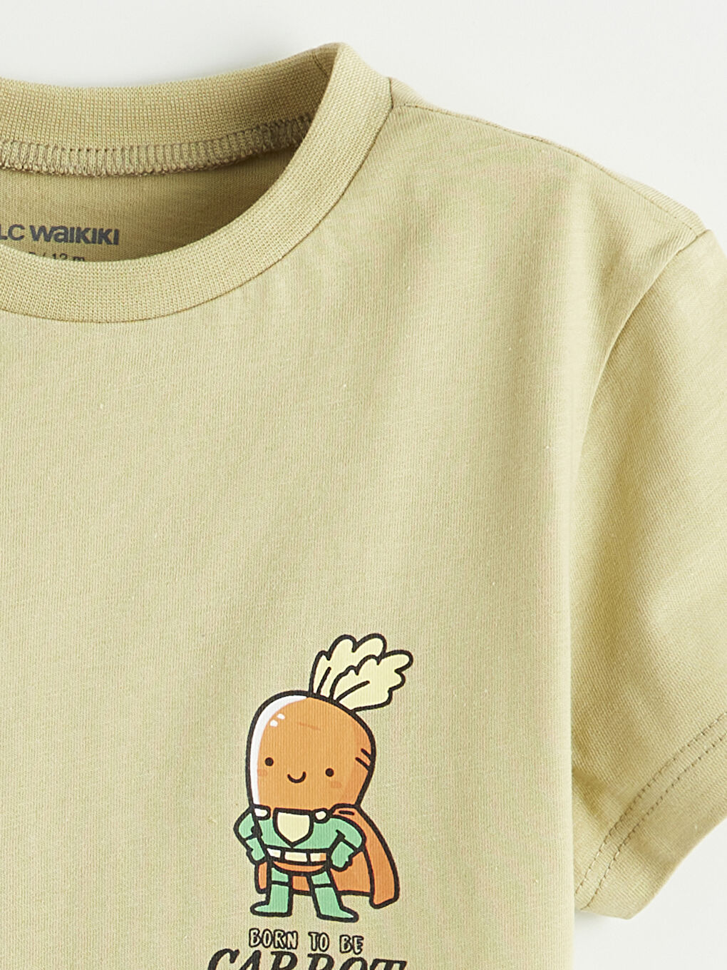 Haki Baskılı Erkek Çocuk Tişört-1