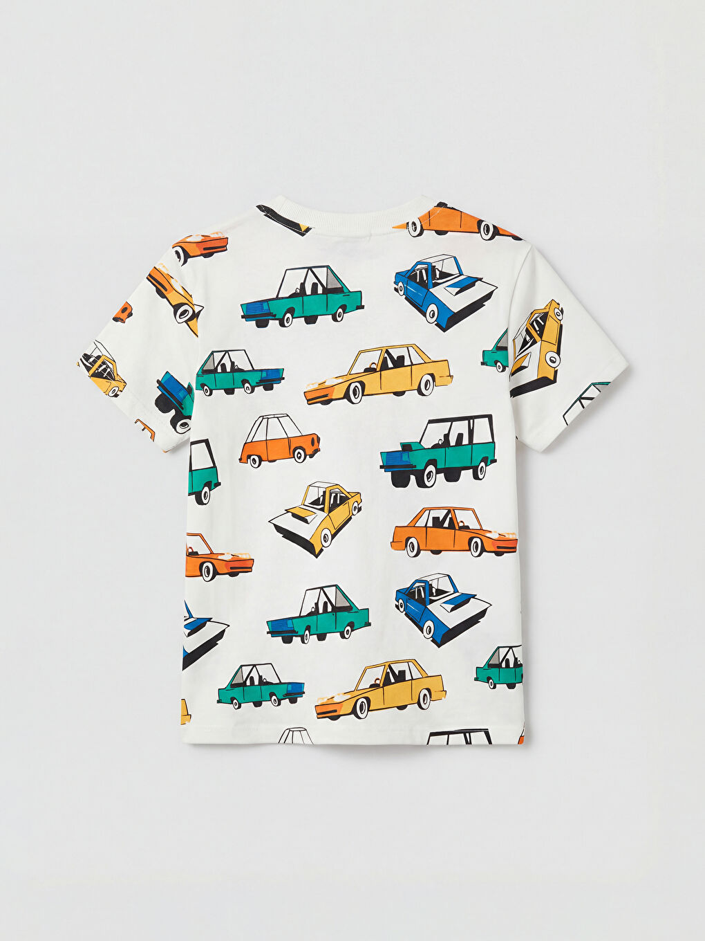 Crew Neck Printed Boys' T-Shirt 2 Pack-4