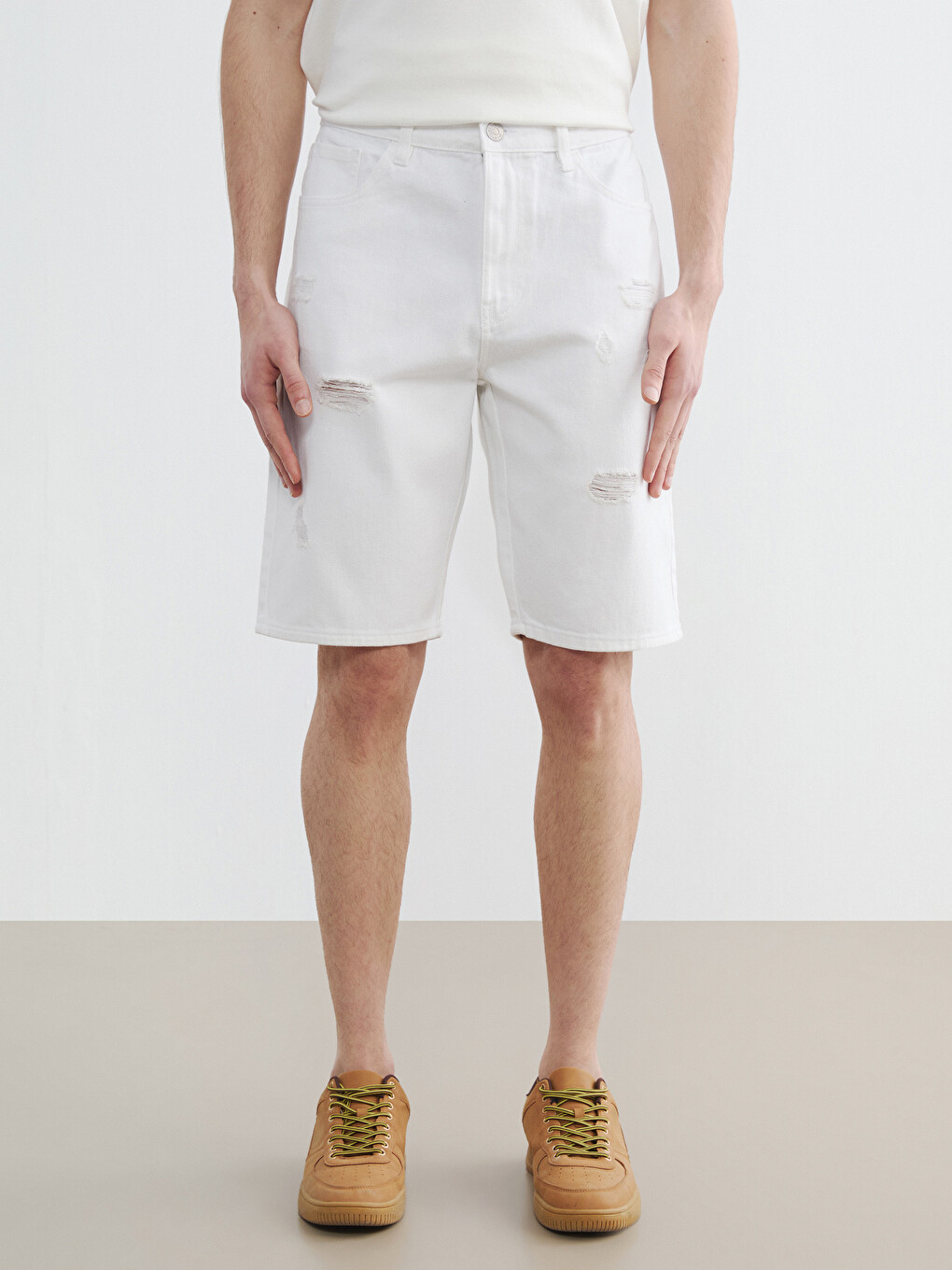 Standard Fit muški teksas šorts-1