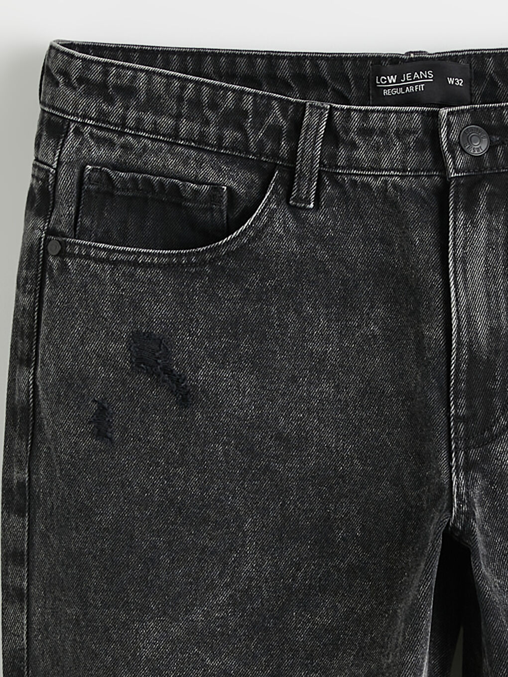 Man BLACK Denim Shorts-5