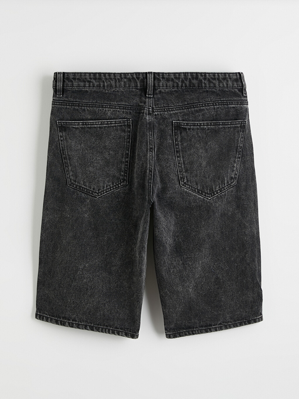 Man BLACK Denim Shorts-7