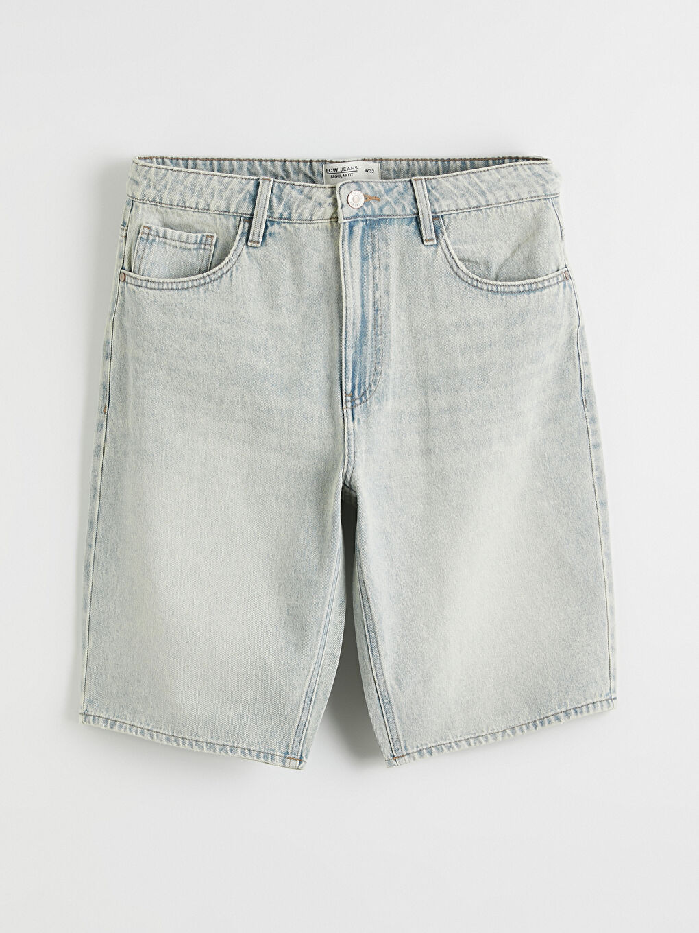 Man INDIGO Denim Shorts-4