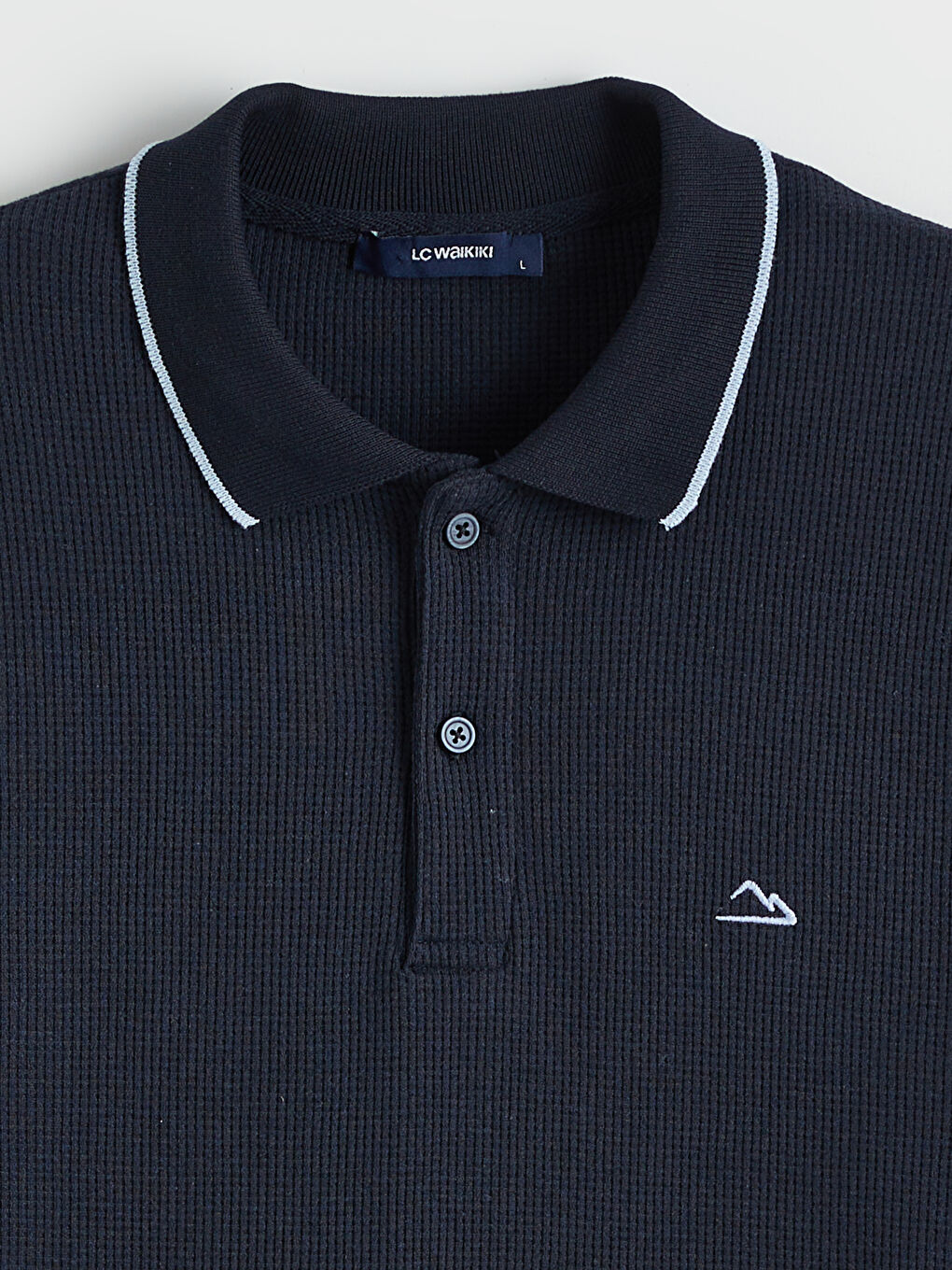 Lacivert Polo Yaka Erkek Tişört-5