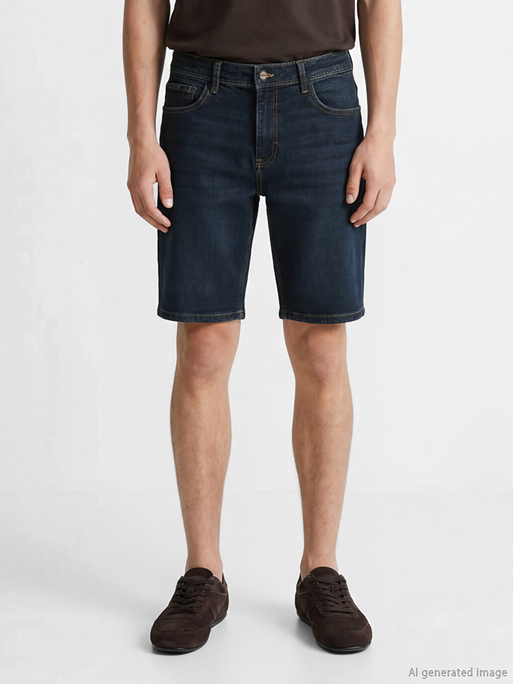 Standard Fit Men's Jean Shorts-1