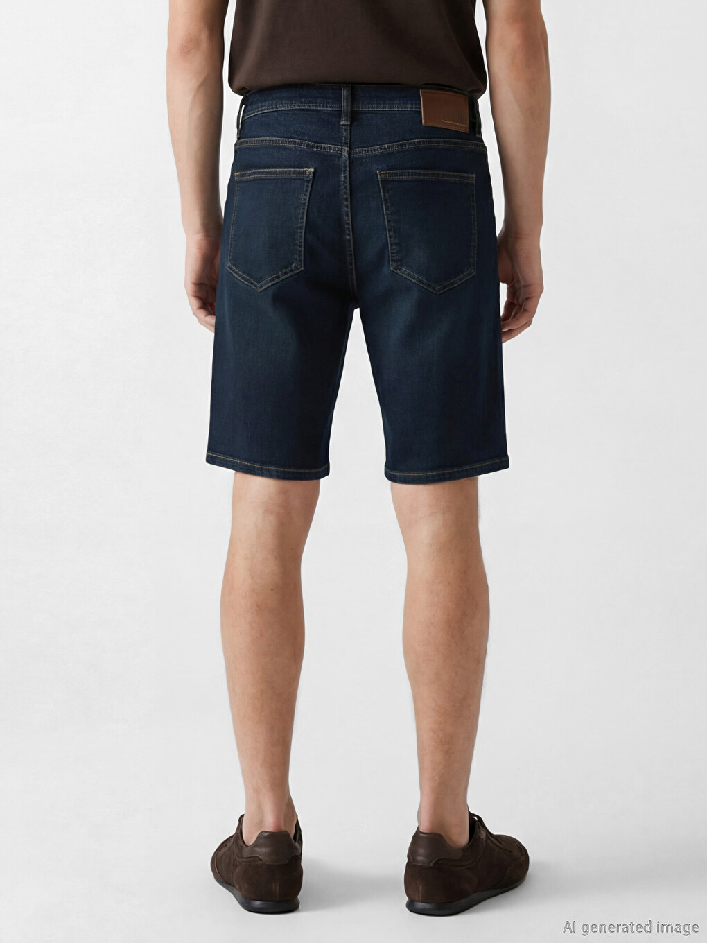 Standard Fit Men's Jean Shorts-3