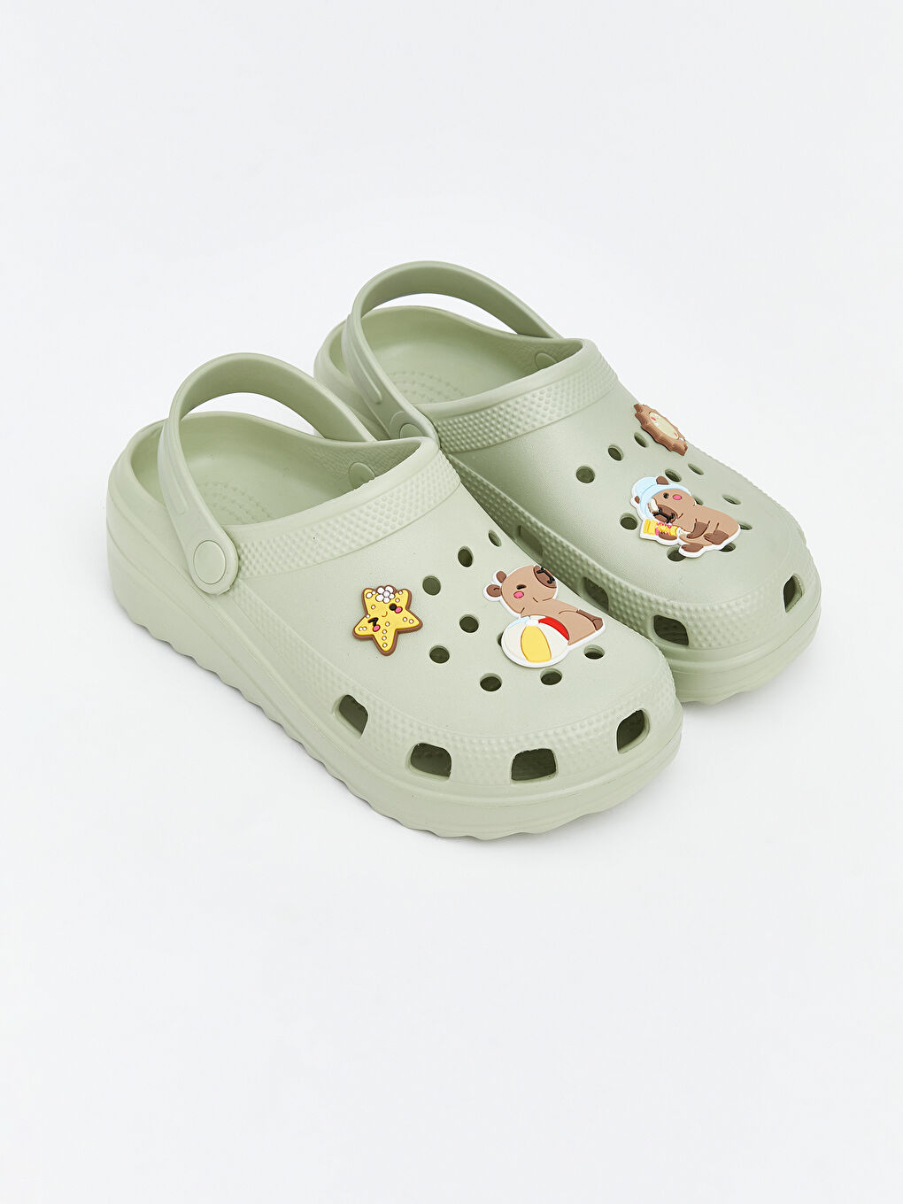 Жіночі пляжні сандалі з принтом