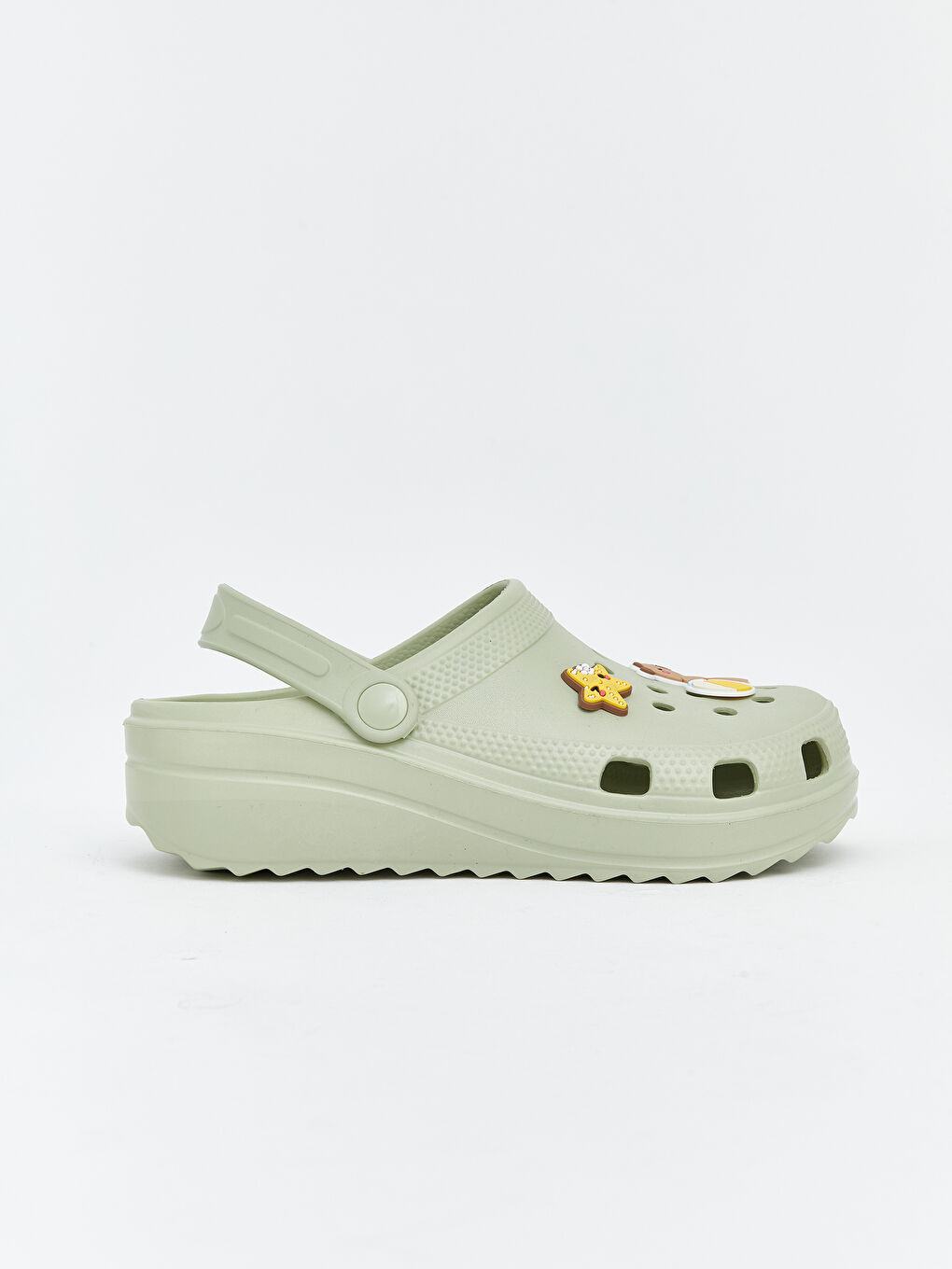 Жіночі пляжні сандалі з принтом-1