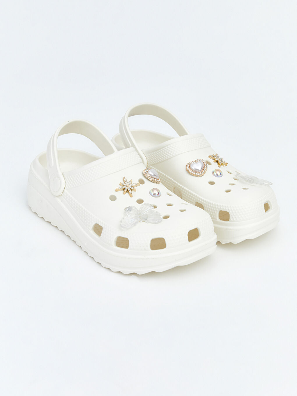 Женские пляжные сабо с принтом