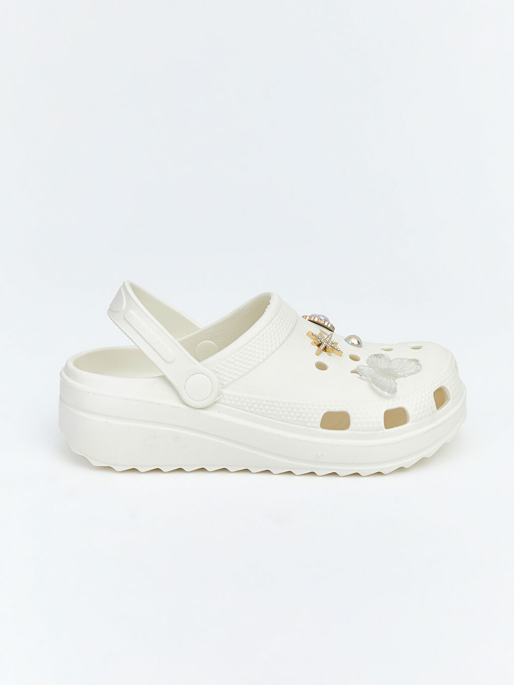 Женские пляжные сабо с принтом-1