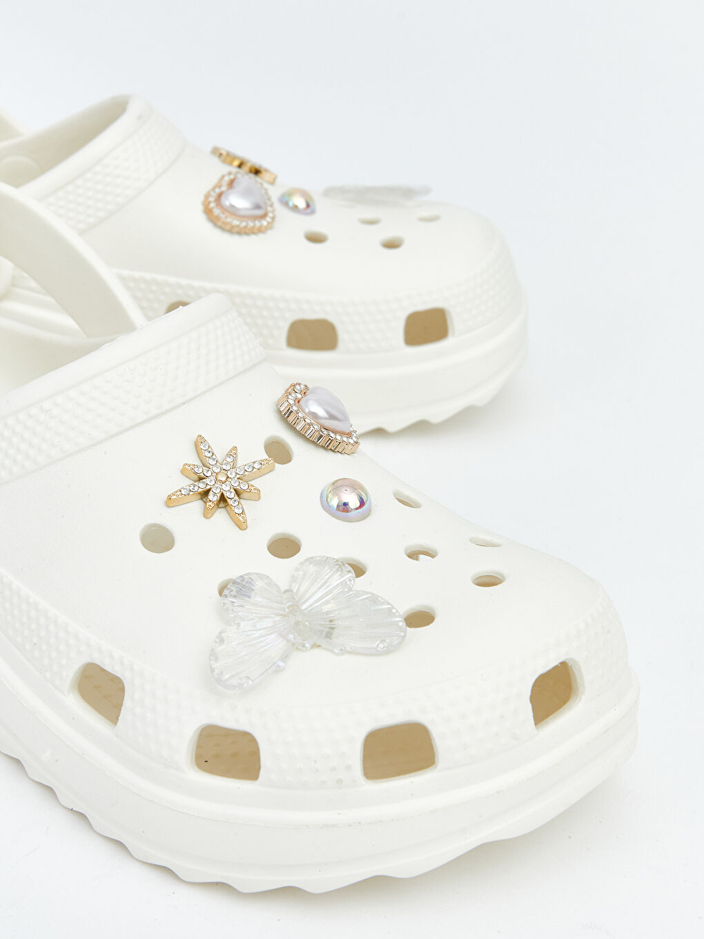 Женские пляжные сабо с принтом-2