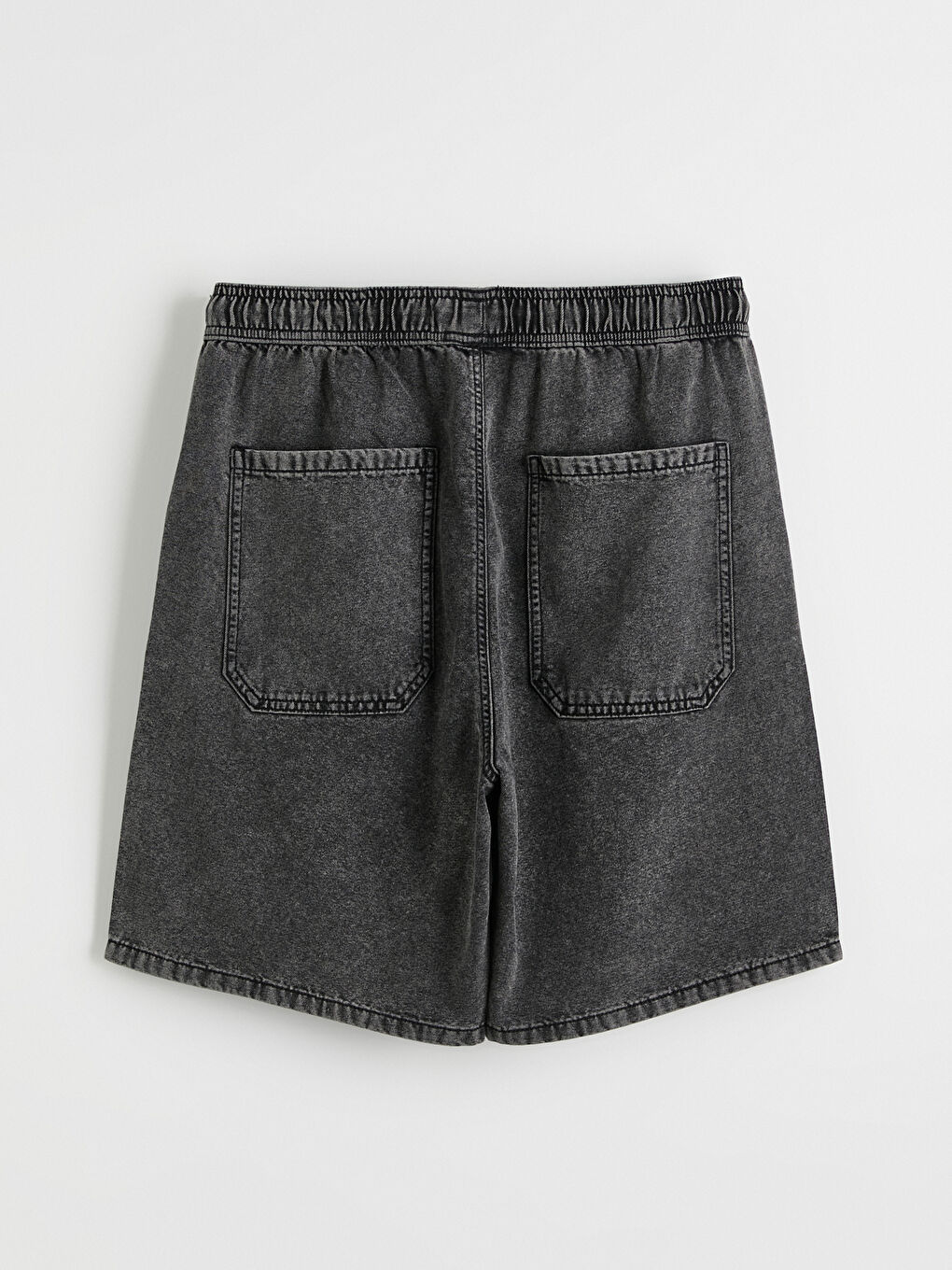 Short en jean homme coupe ample-6