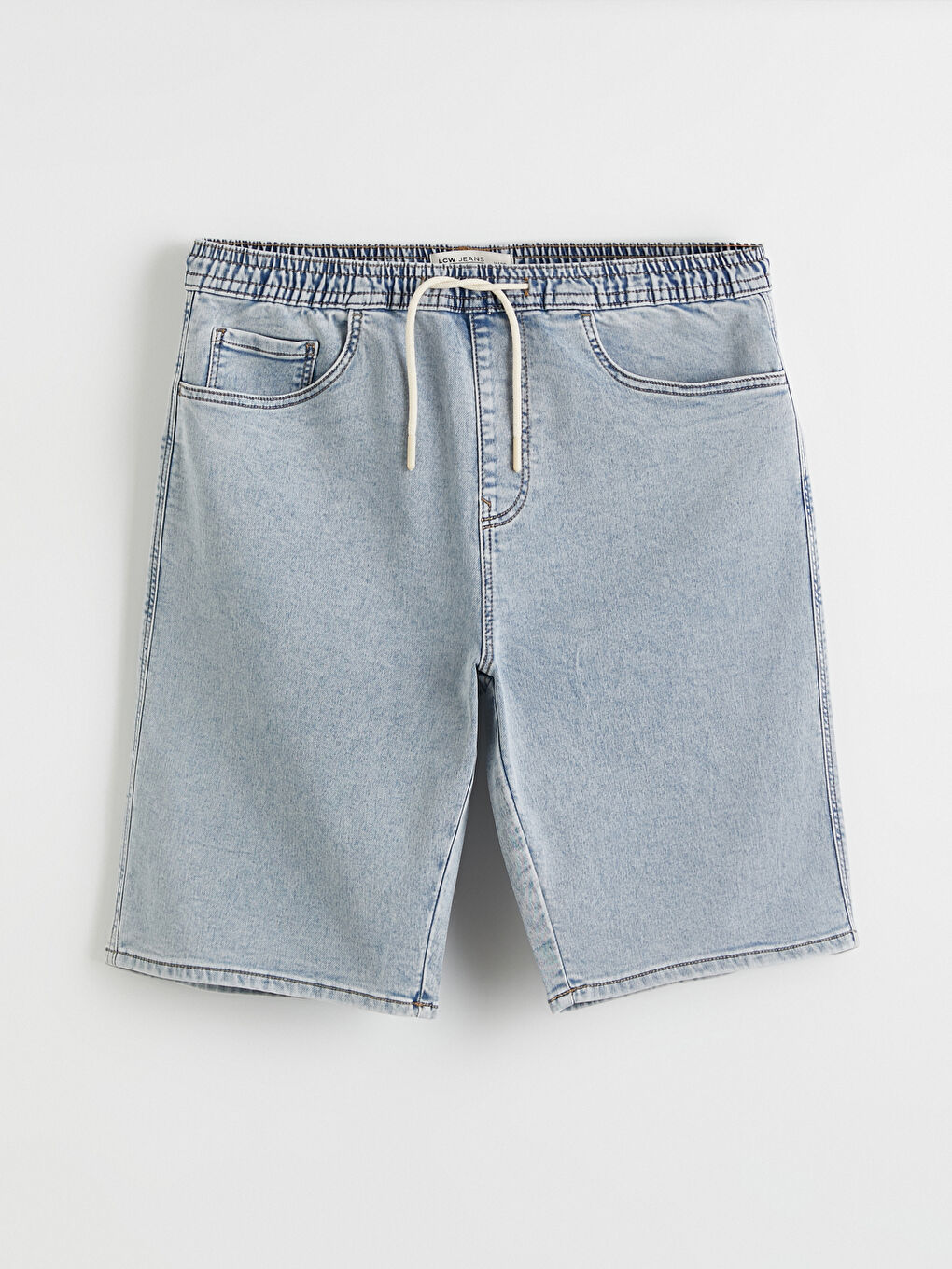 Man INDIGO Denim Shorts-4