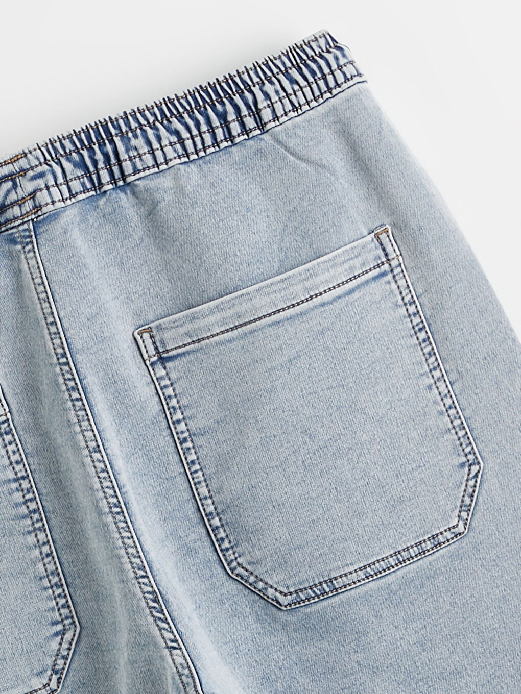 Man INDIGO Denim Shorts-5