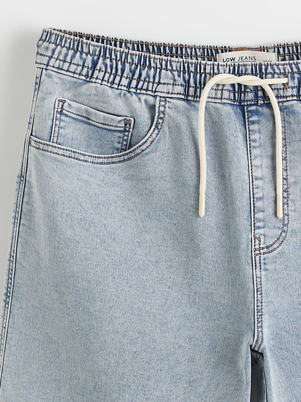 Man INDIGO Denim Shorts-6