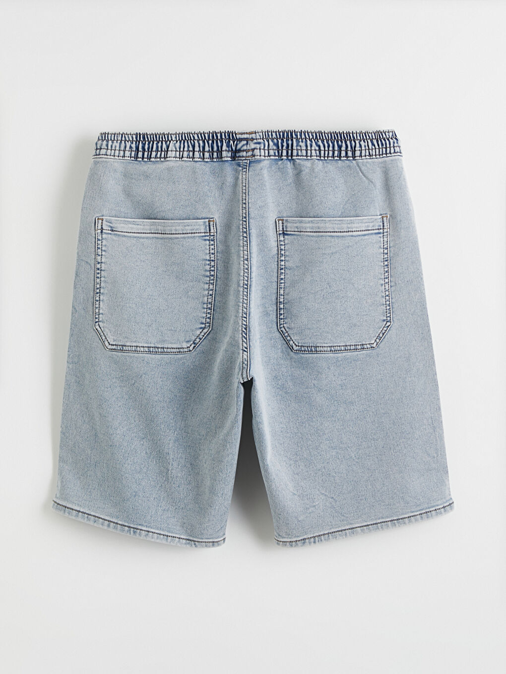 Man INDIGO Denim Shorts-7