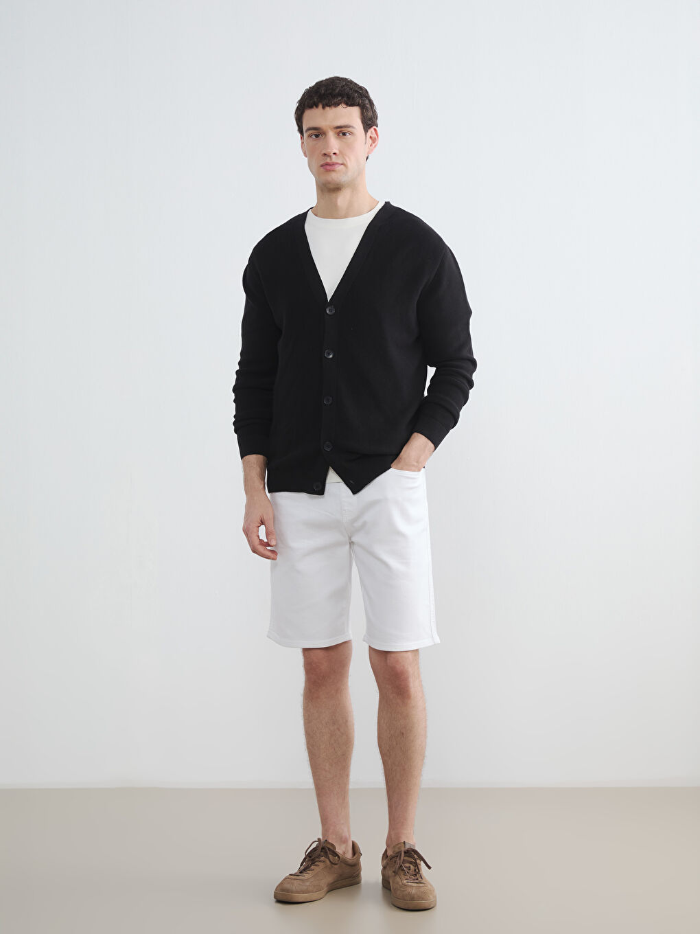 Regular Fit Men's Denim Shorts