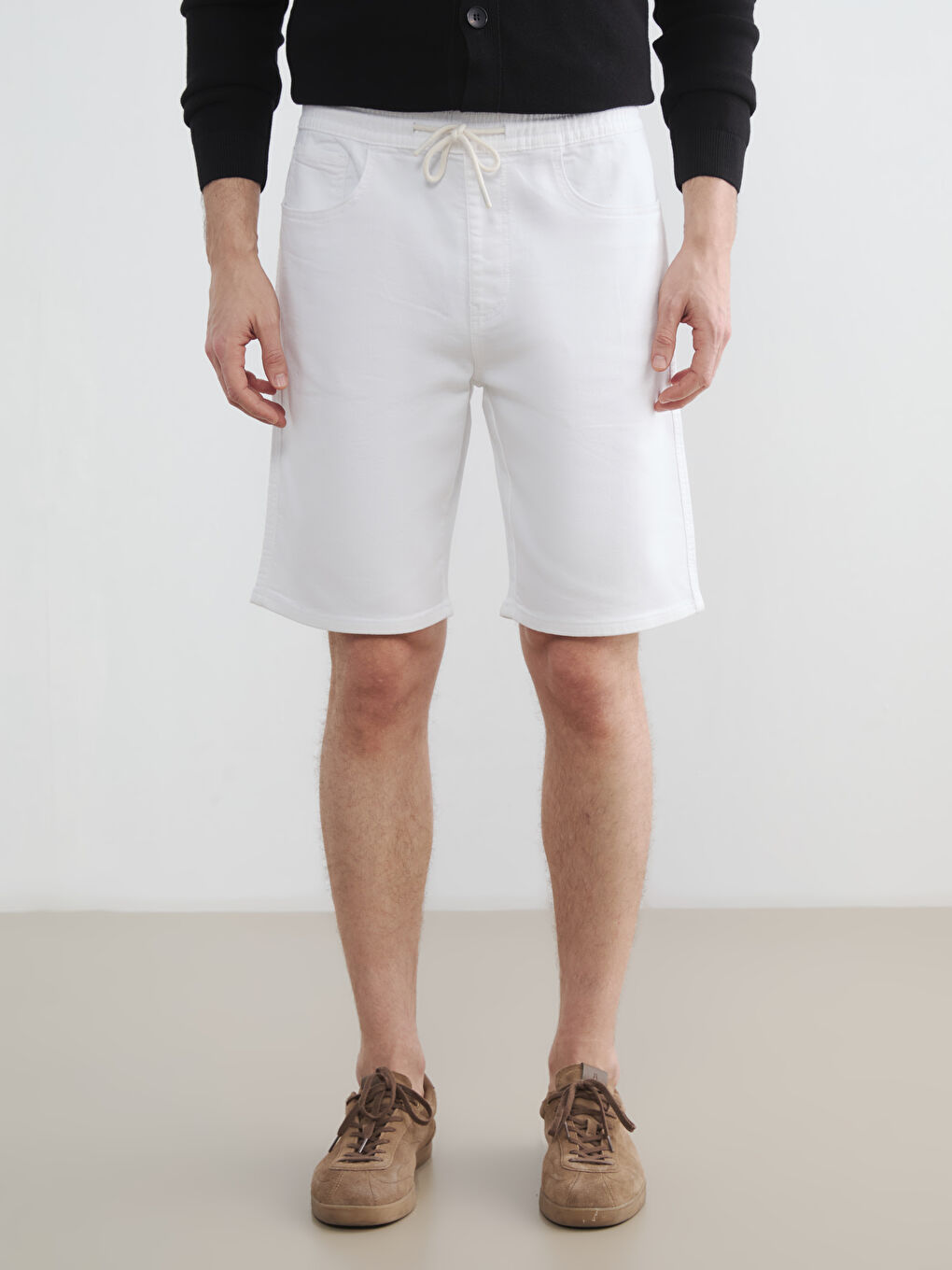 Regular Fit Men's Denim Shorts-1