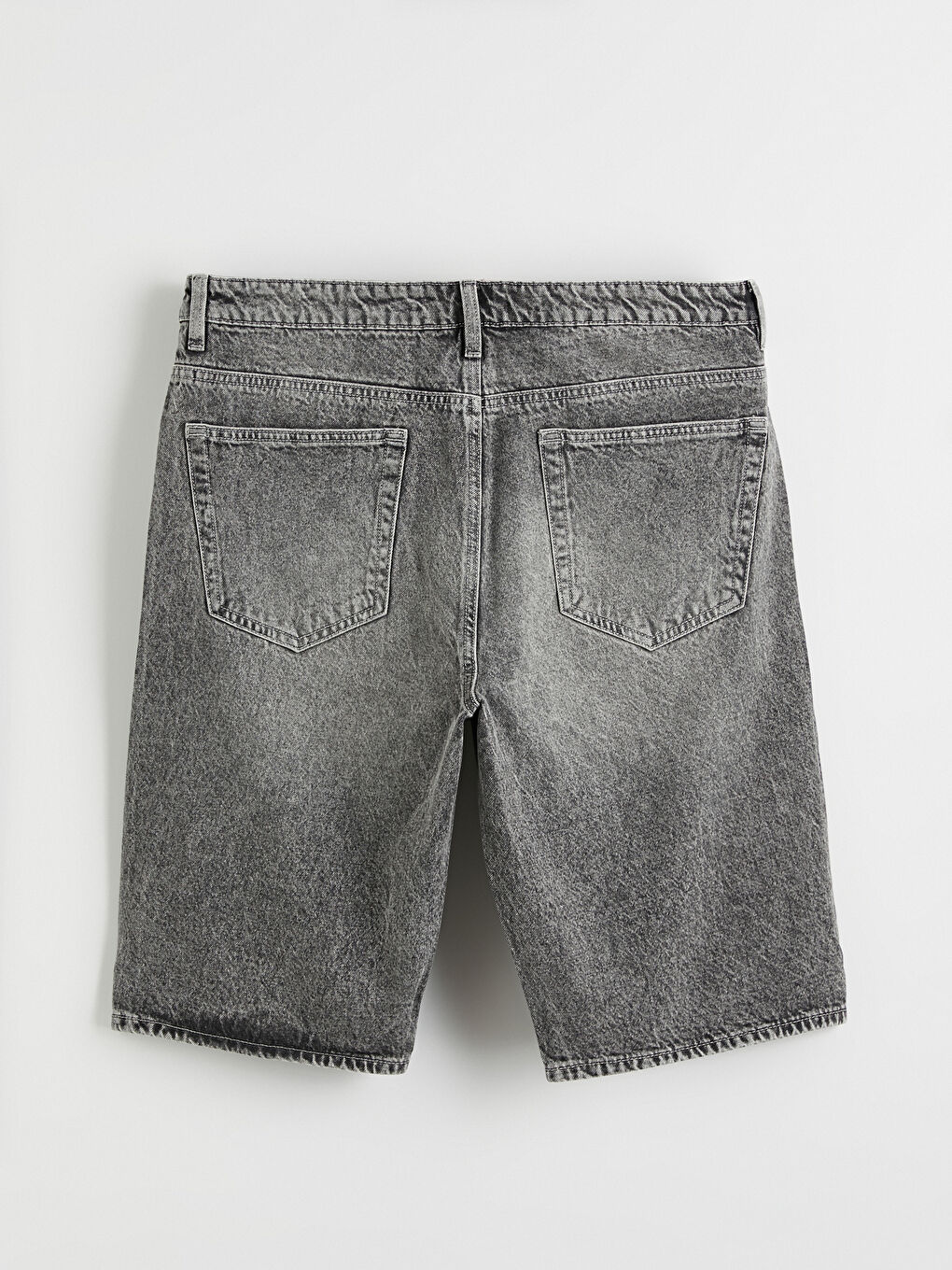 Man GREY Denim Shorts-7
