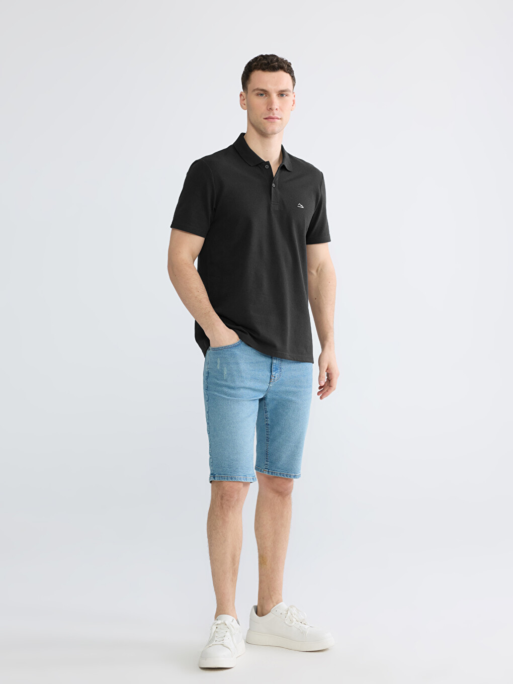 Pique Men's Polo Collar T-Shirt-1