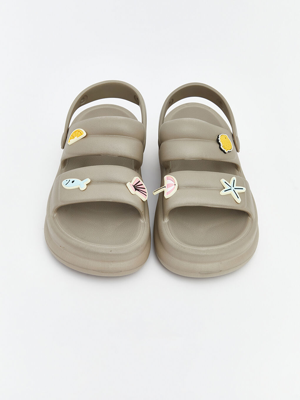 Женские сандалии с принтом-2